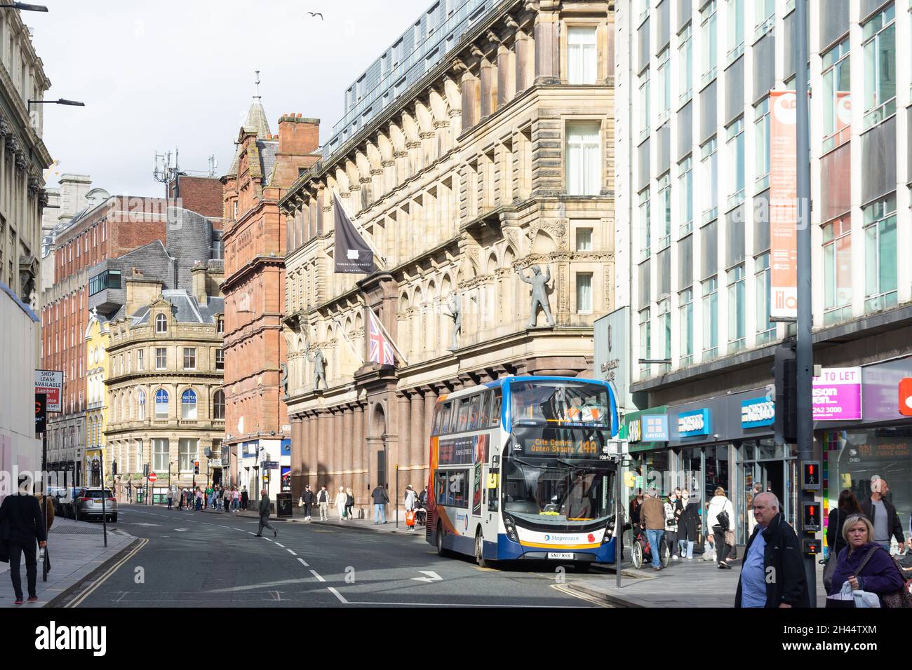 North John Street, City Centre, Liverpool, Merseyside, England, United Kingdom Stock Photo