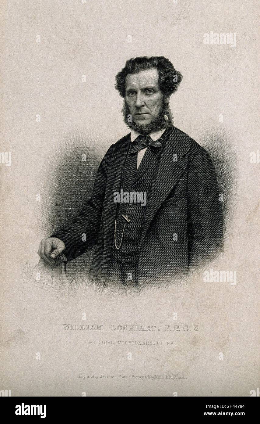 William Lockhart. Stipple engraving by J. Cochran after Maull