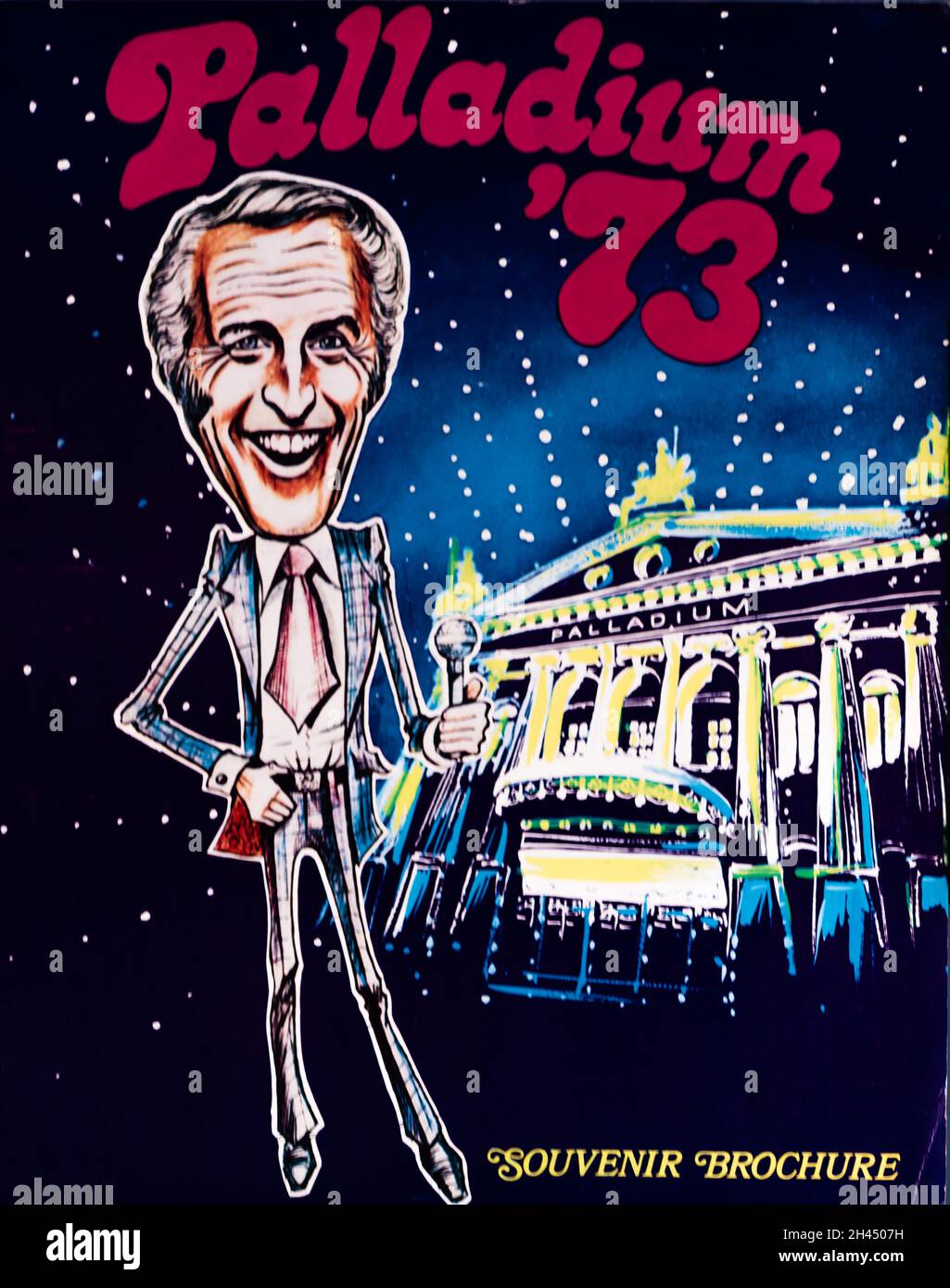 Memories of EMI - Souvenir Programme of Bruce Forsyth at the Palladium 1973. Stock Photo