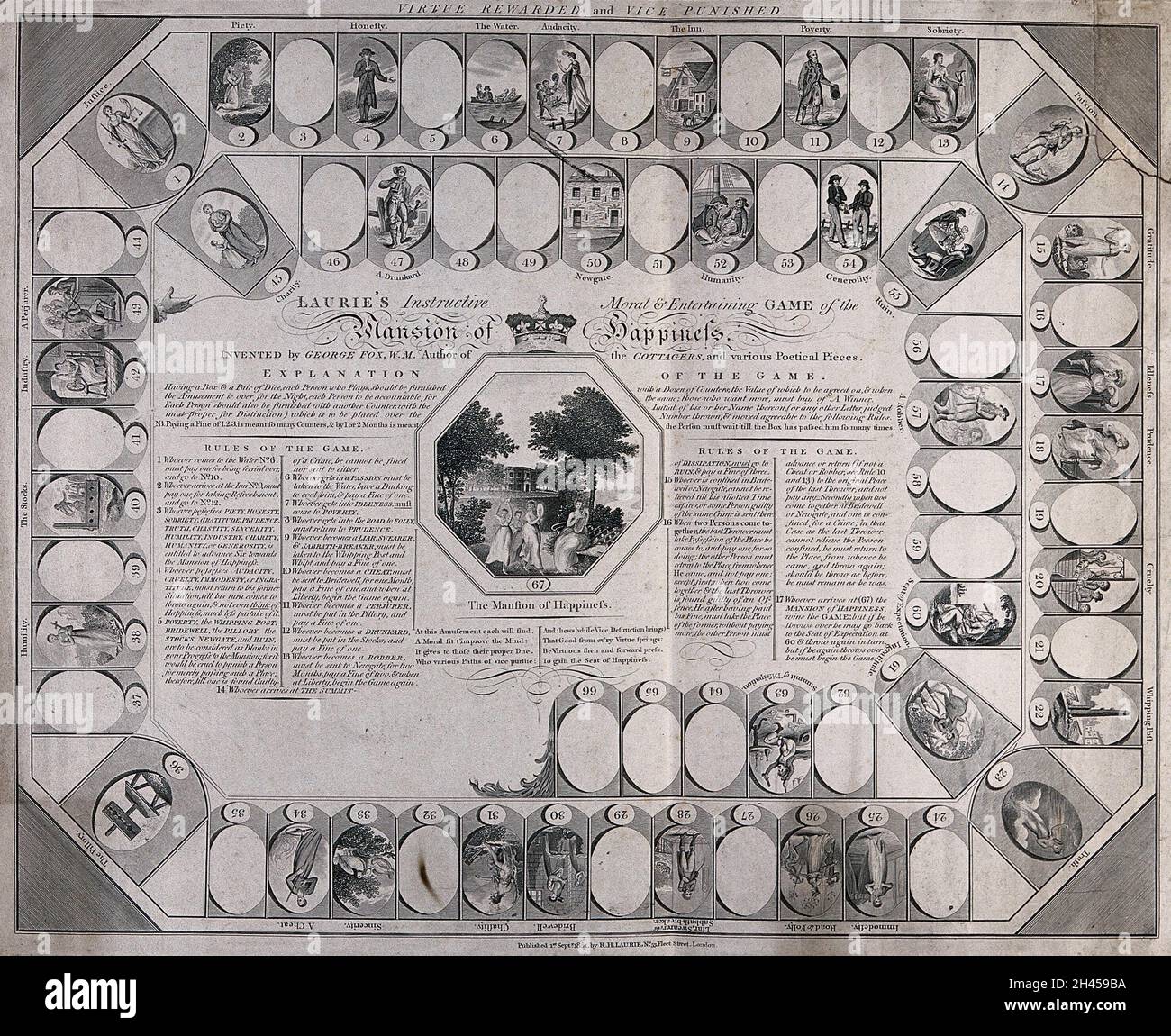 The mansion of happiness board game hi-res stock photography and images