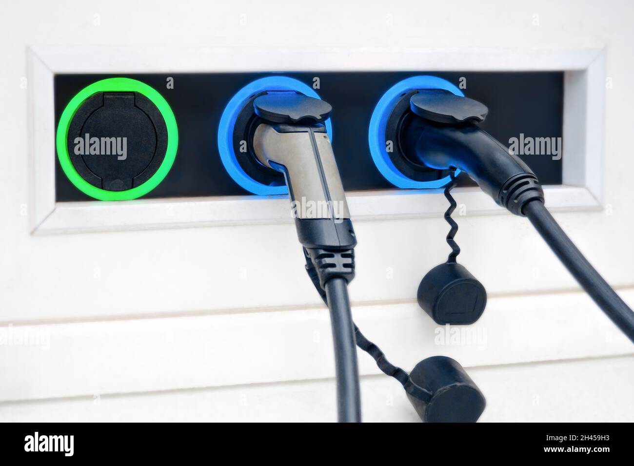 Electric car charger connector for charging electric vehicle socket