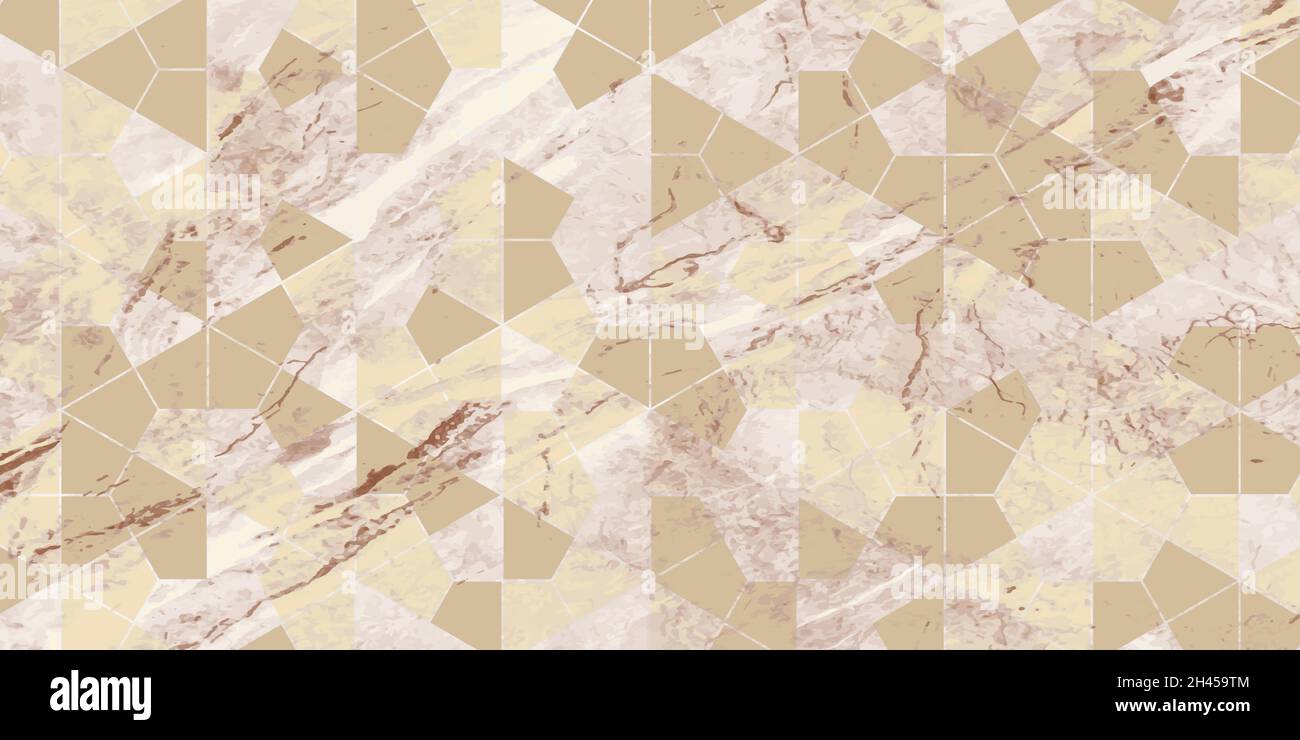 Abstract background geometric pattern with polygonal shape pastel color and marble texture Stock Vector