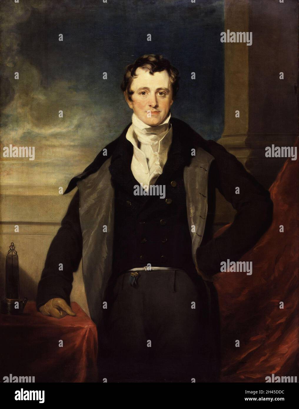 A portrait of the British chemist Sir Humphrey Davy Stock Photo - Alamy