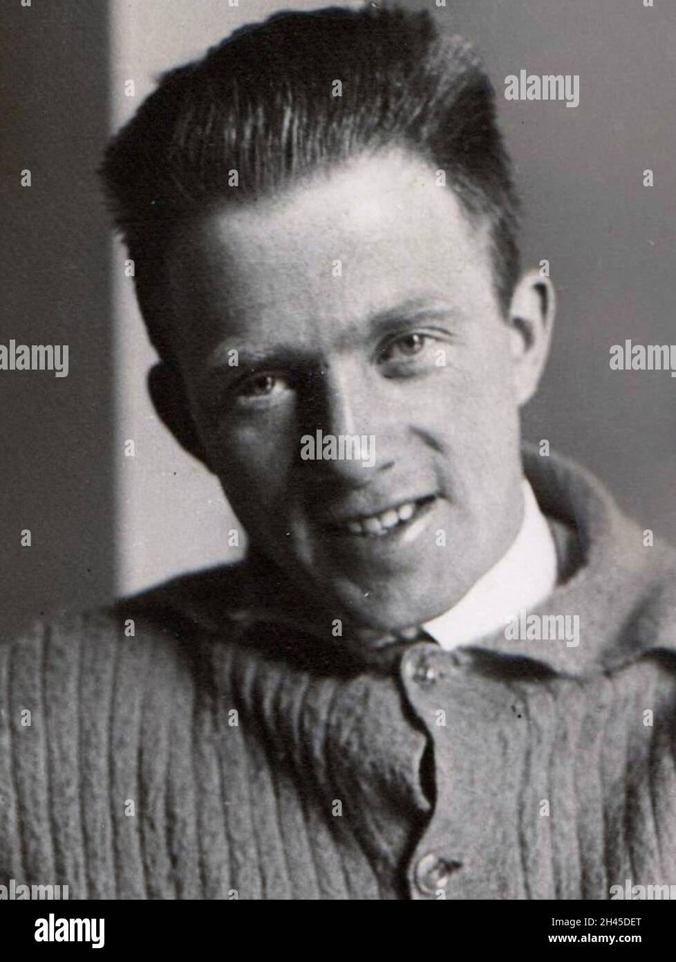 The theoretical physicist Werner Heisenberg, author of the famous Heisenberg Uncertainty Principle Stock Photo