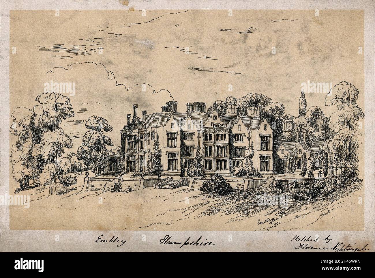 Embley Park, Hampshire, home of Florence Nightingale's family