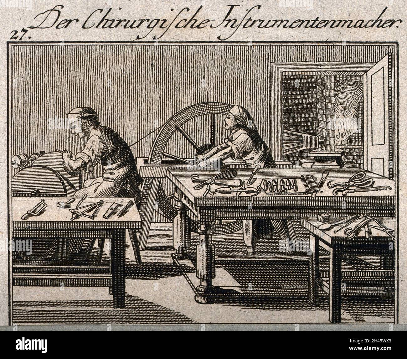 Surgical instrumentmakers producing items in their Etching