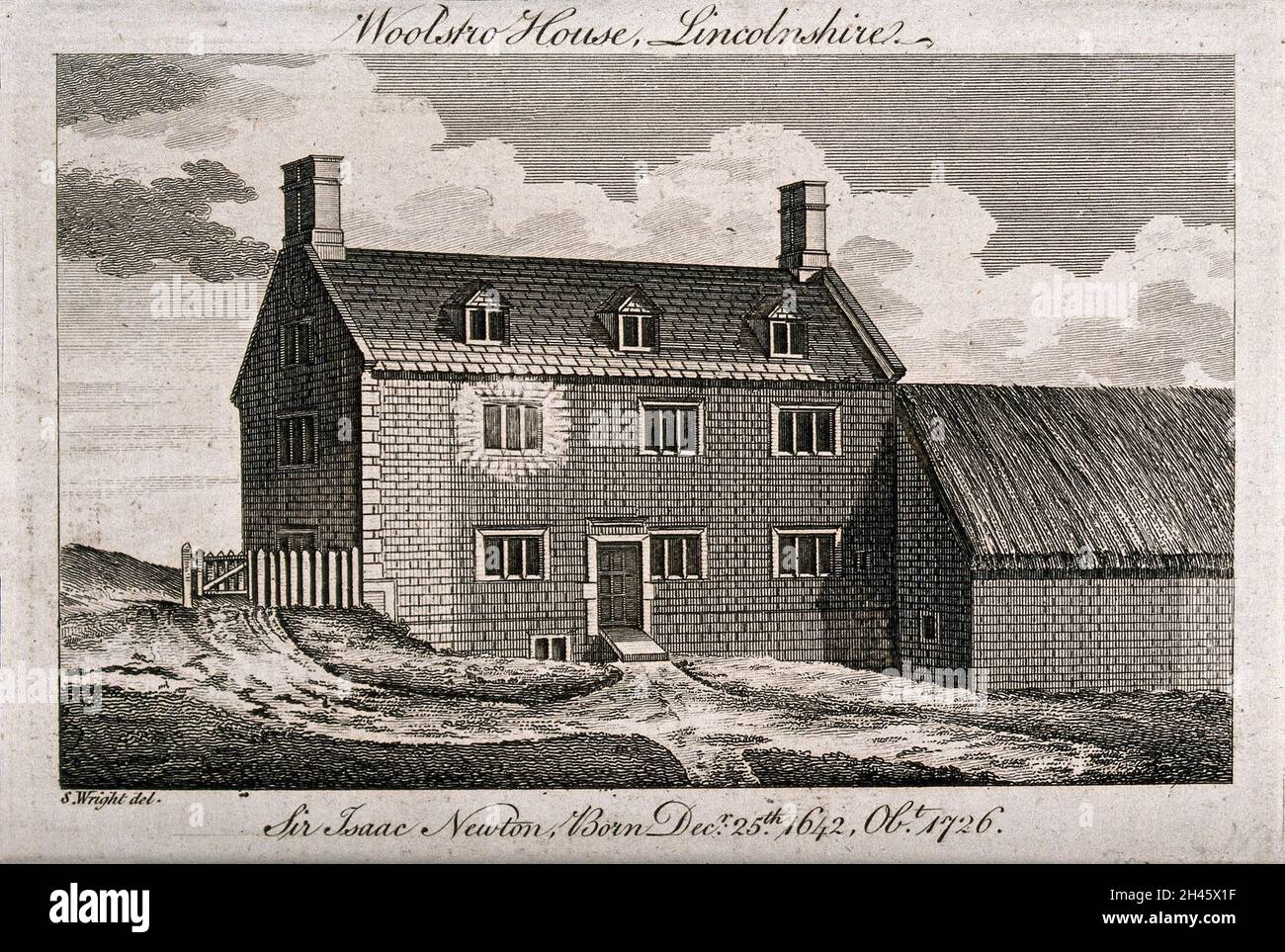 House where isaac newton was born hi-res stock photography and images ...