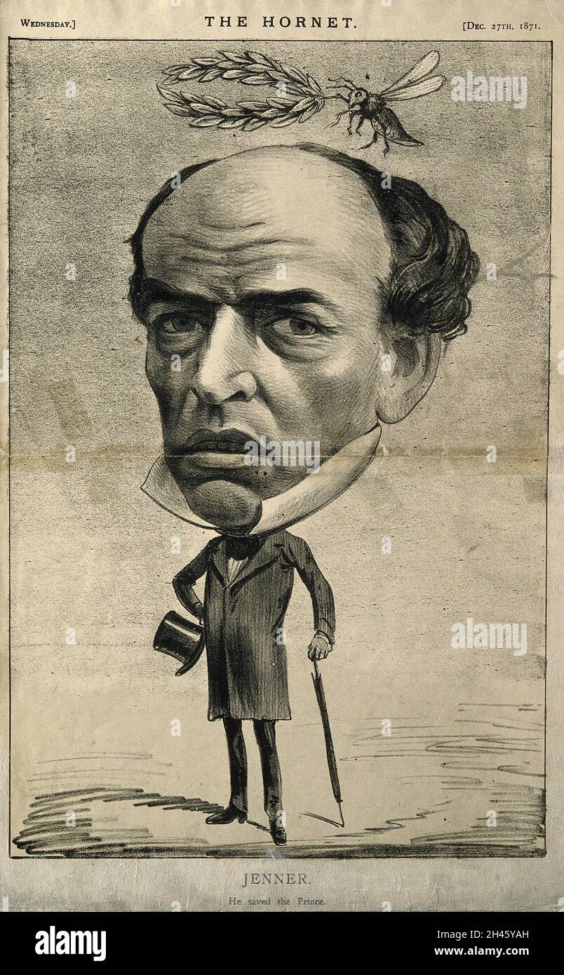Sir William Jenner. Lithograph, 1871 Stock Photo - Alamy