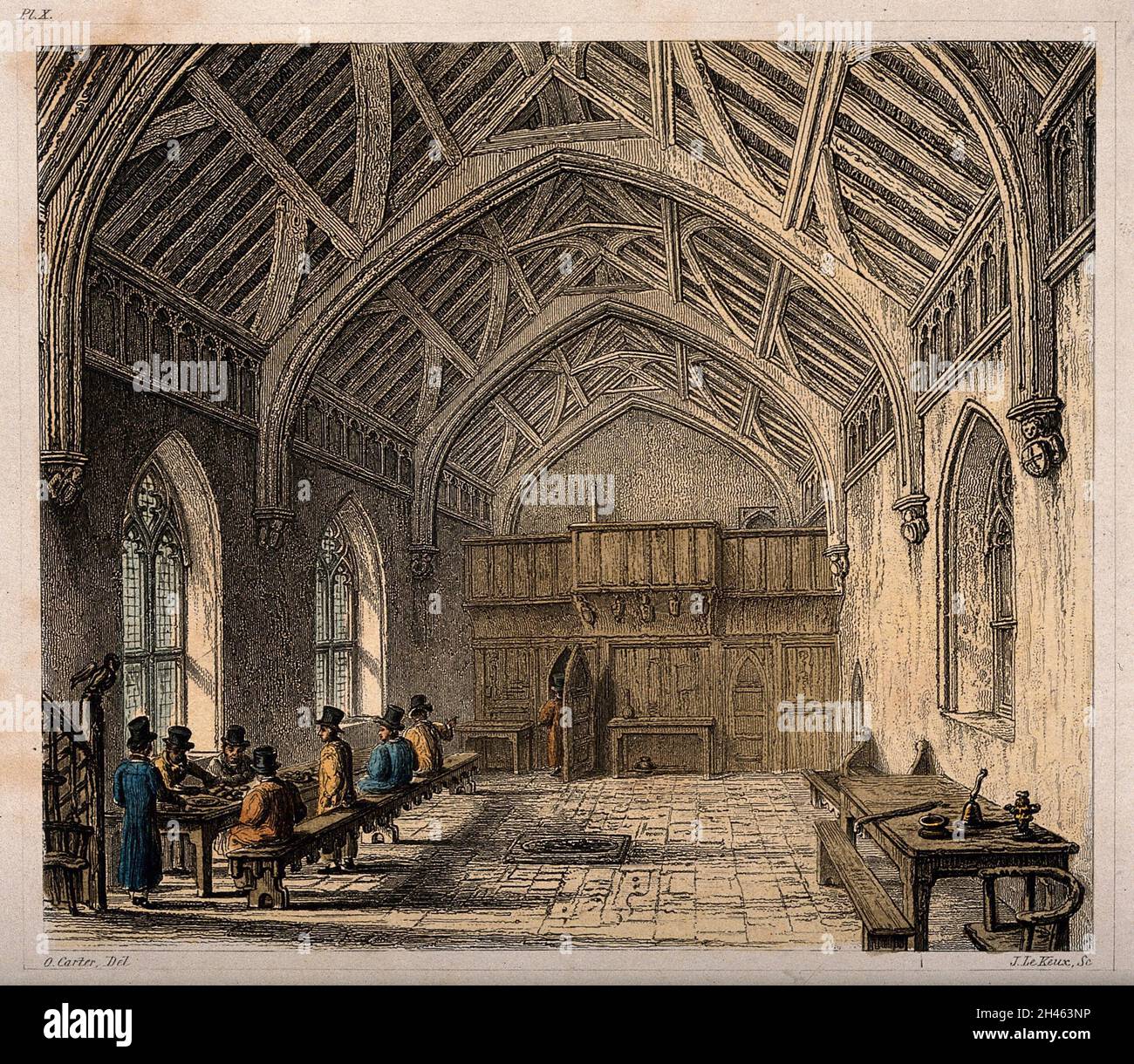 Hospital of st cross etching hi res stock photography and images alamy