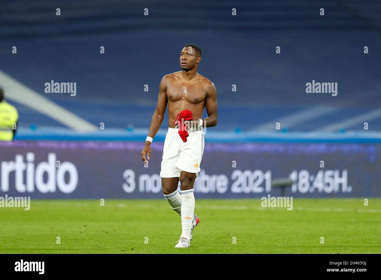 Madrid, Spain. 27th Oct, 2021. David Alaba (Real) Football/Soccer ...
