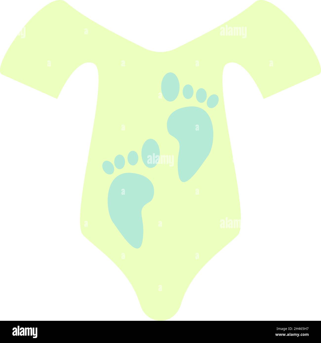 Baby footprints Stock Vector Images Alamy
