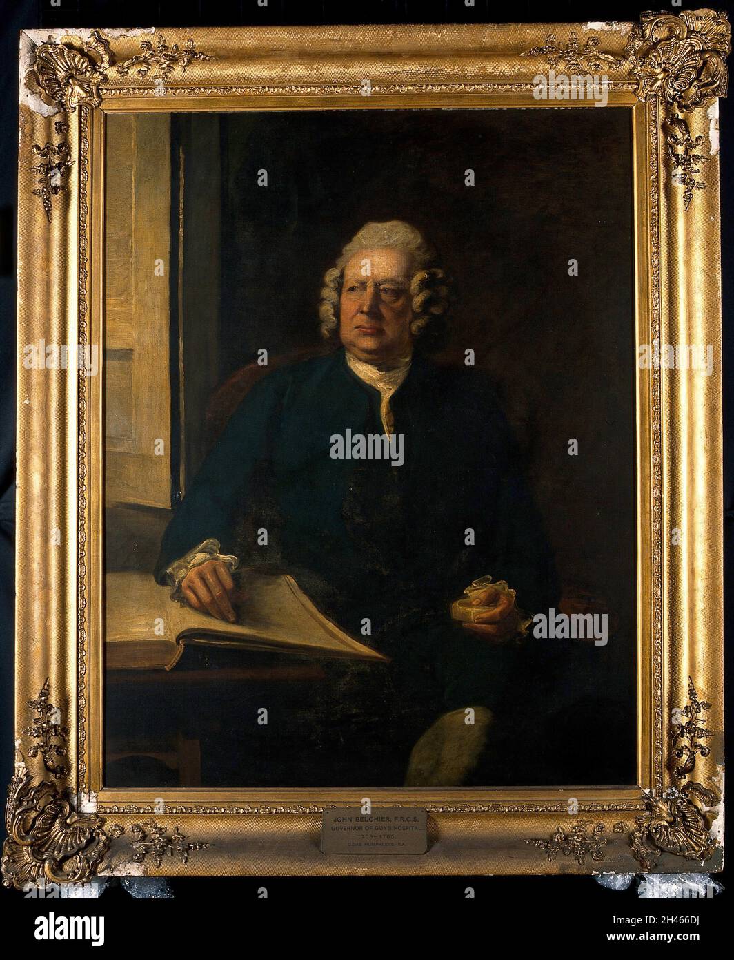 John Belcher. Oil painting Stock Photo Alamy