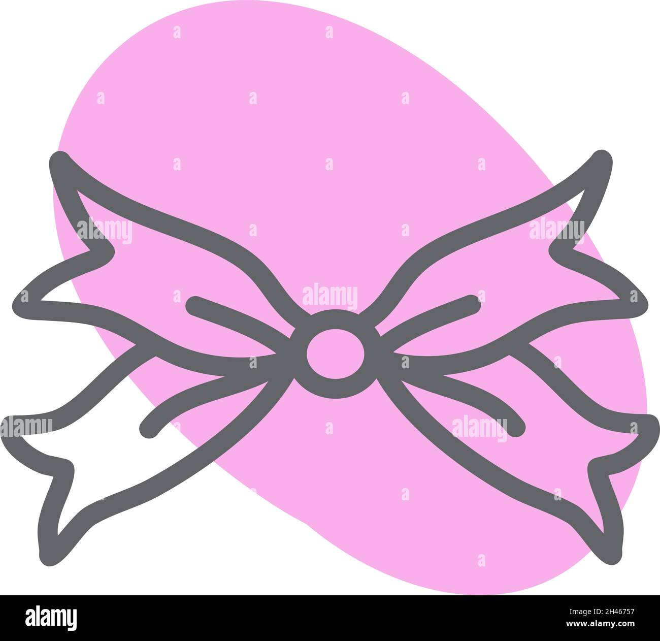 Pink ribbon label vector design hi-res stock photography and images - Alamy