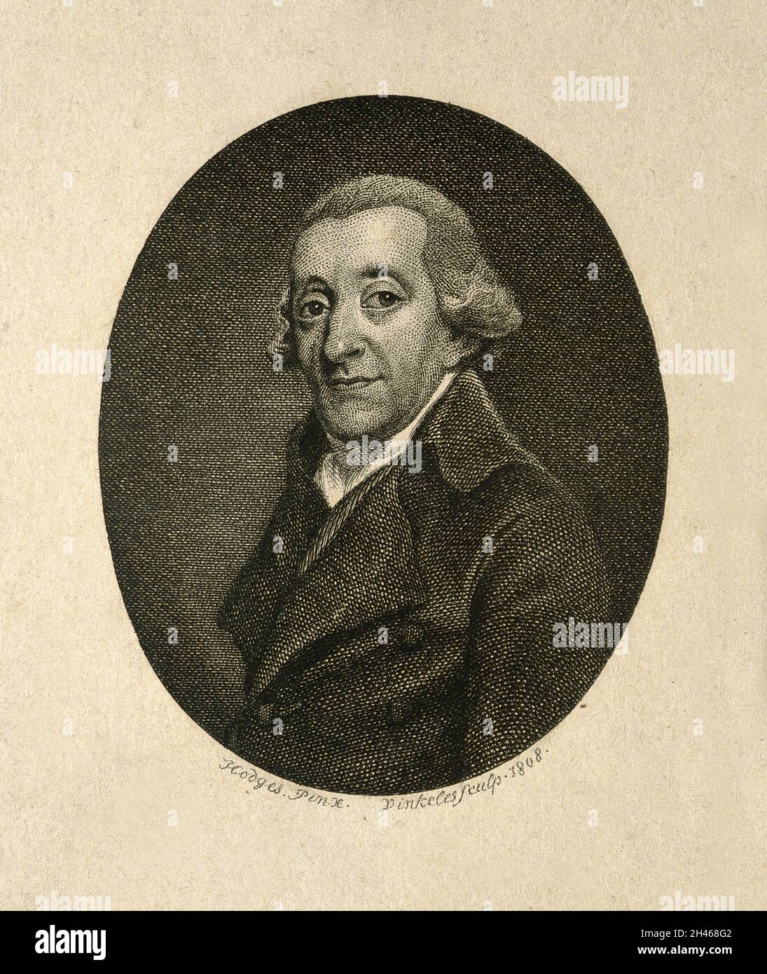 Johann Rudolph Deiman. Stipple engraving by R. Vinkeles, 1808, after C ...