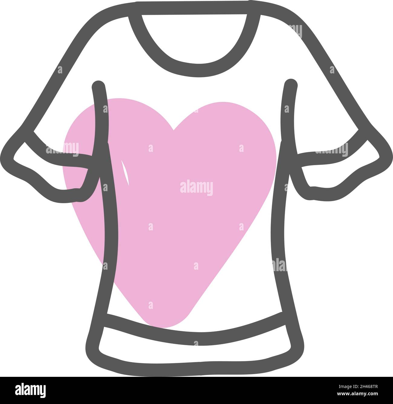 Pink tshirt Stock Vector Images - Alamy