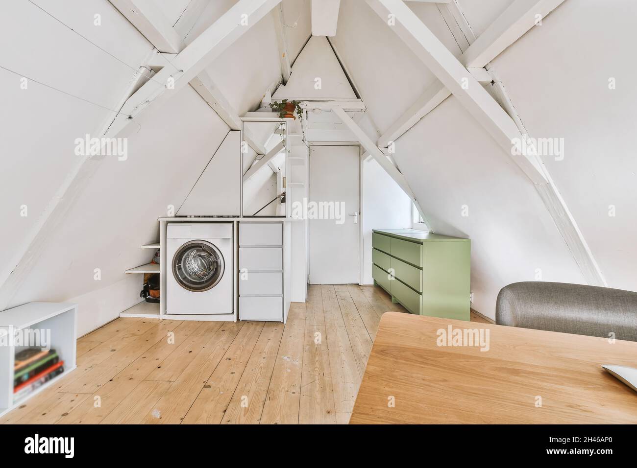 Laundry interior design in a luxury house Stock Photo - Alamy