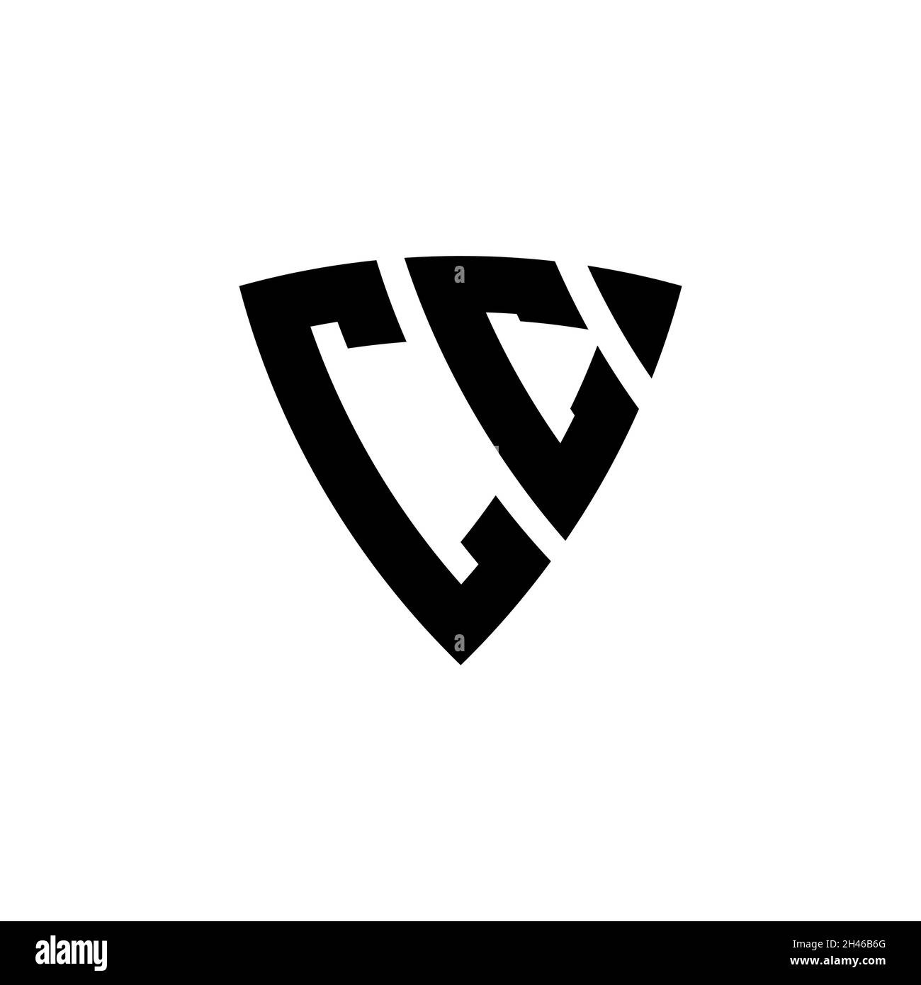 CG Monogram logo letter with Star geometric shape style design isolated ...