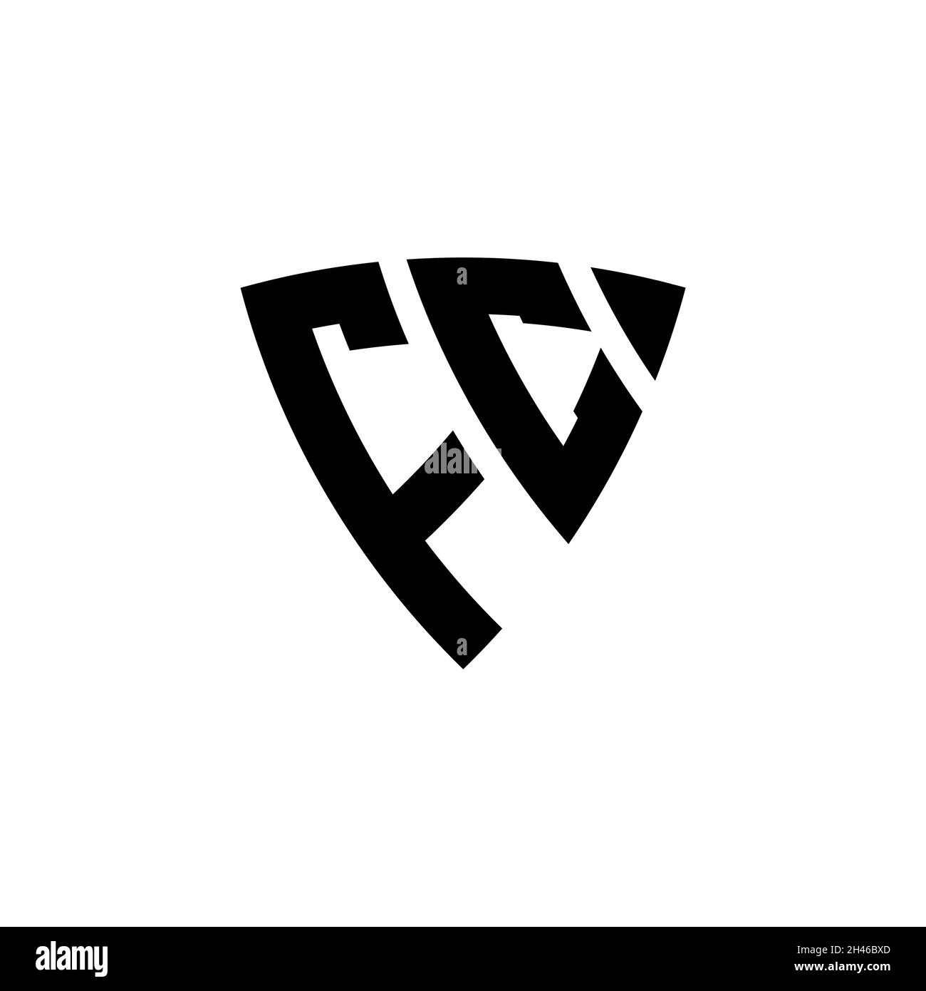 FO Monogram logo letter with Star geometric shape style design isolated ...