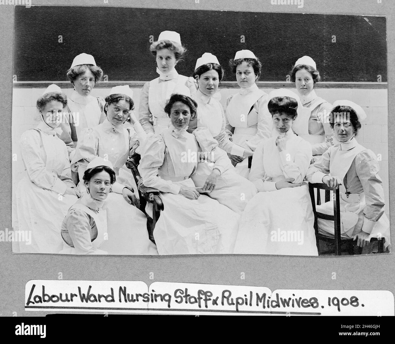 General Lying In Hospital, York Road, Lambeth: labour ward staff and ...