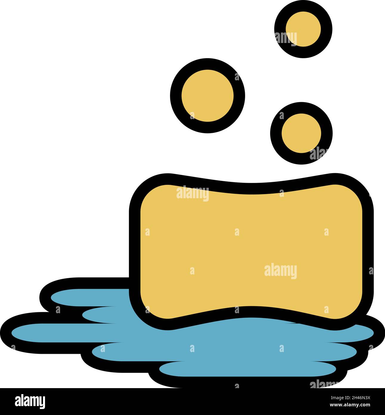 Hand soap, illustration, vector, on a white background. Stock Vector