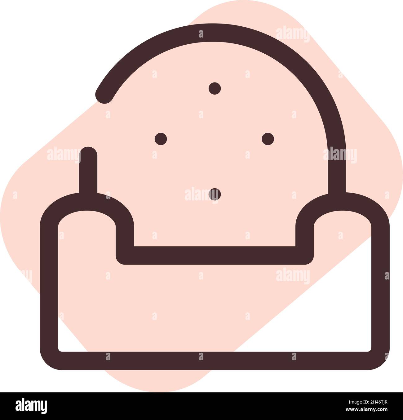 Online shop furniture, illustration, vector, on a white background