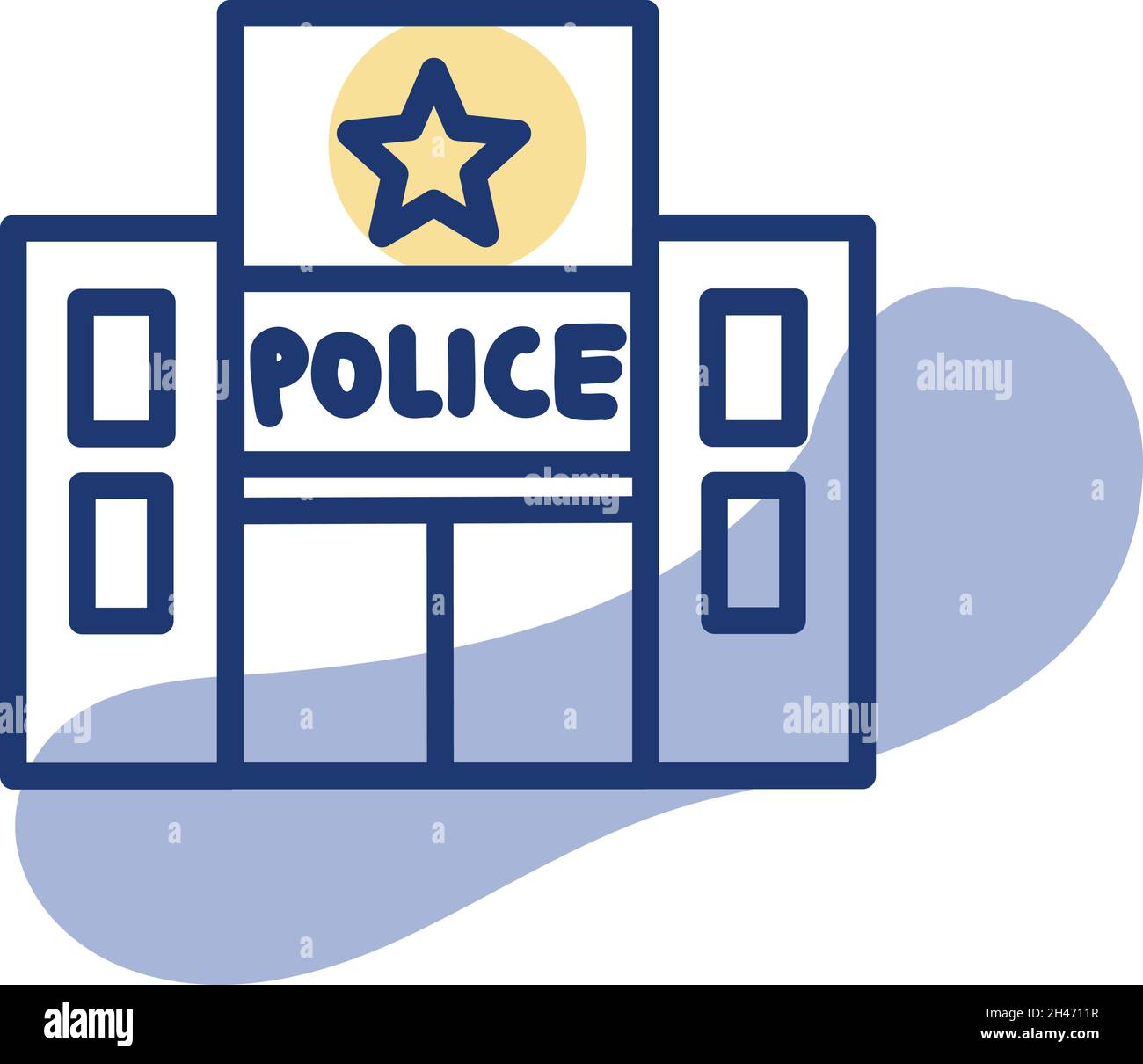 Police station Stock Vector Images Alamy
