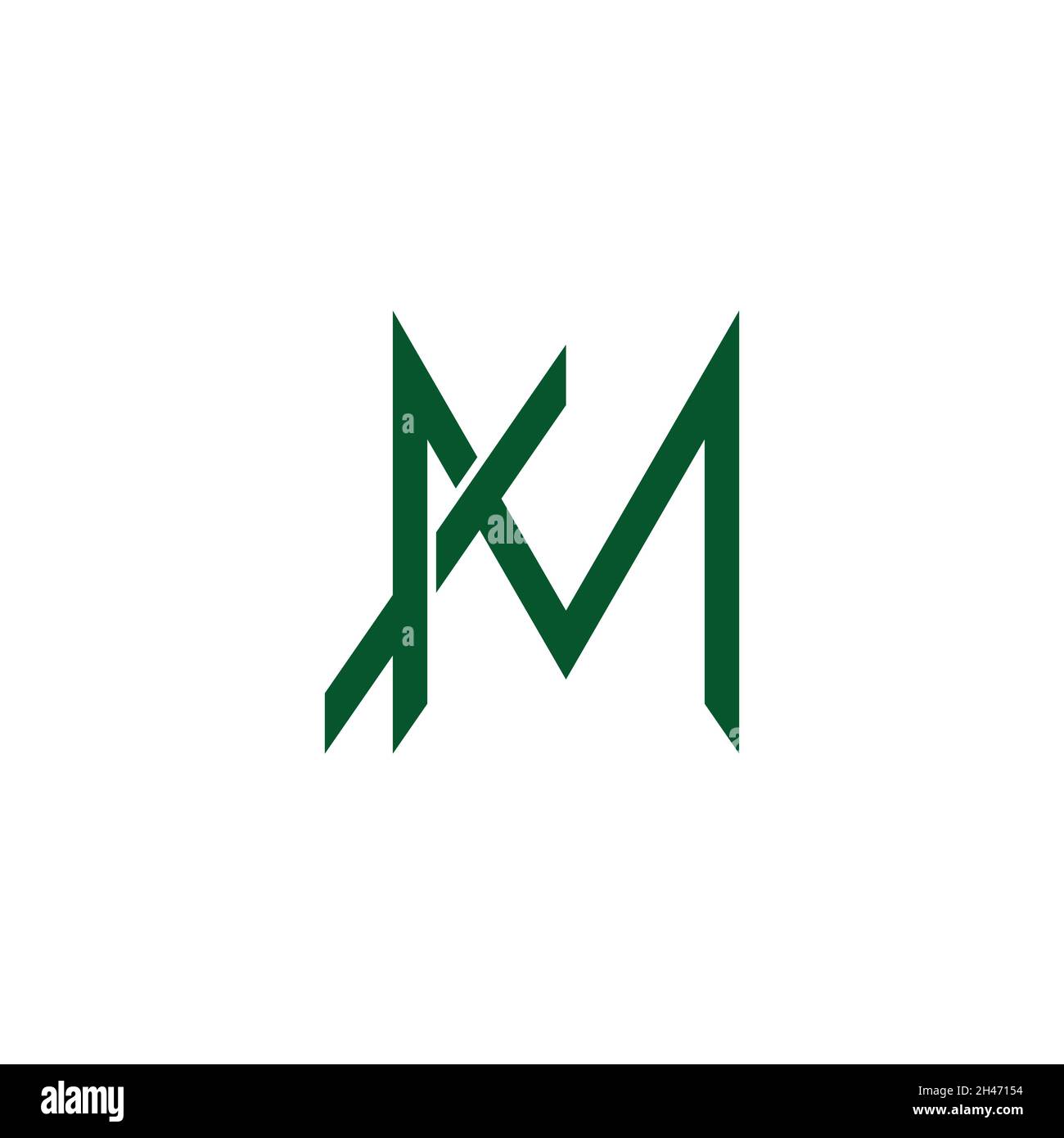 letter am simple 3d line geometric logo vector Stock Vector Image & Art ...
