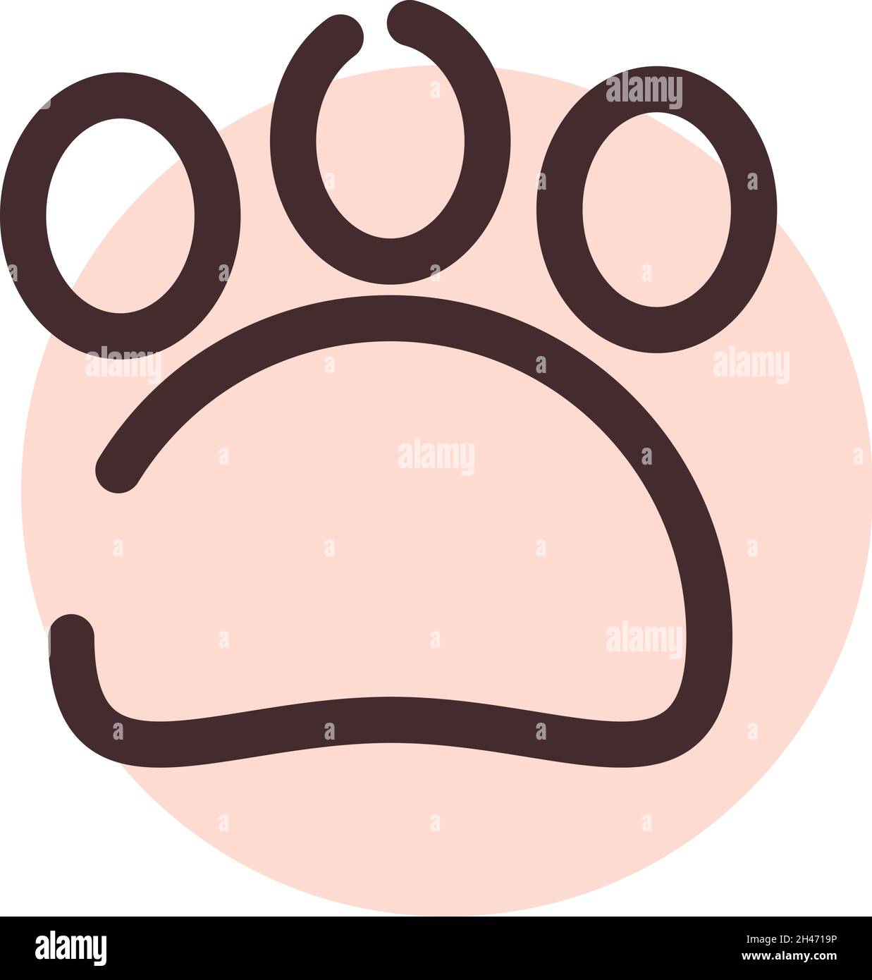 Online shop pets, illustration, vector, on a white background. Stock Vector