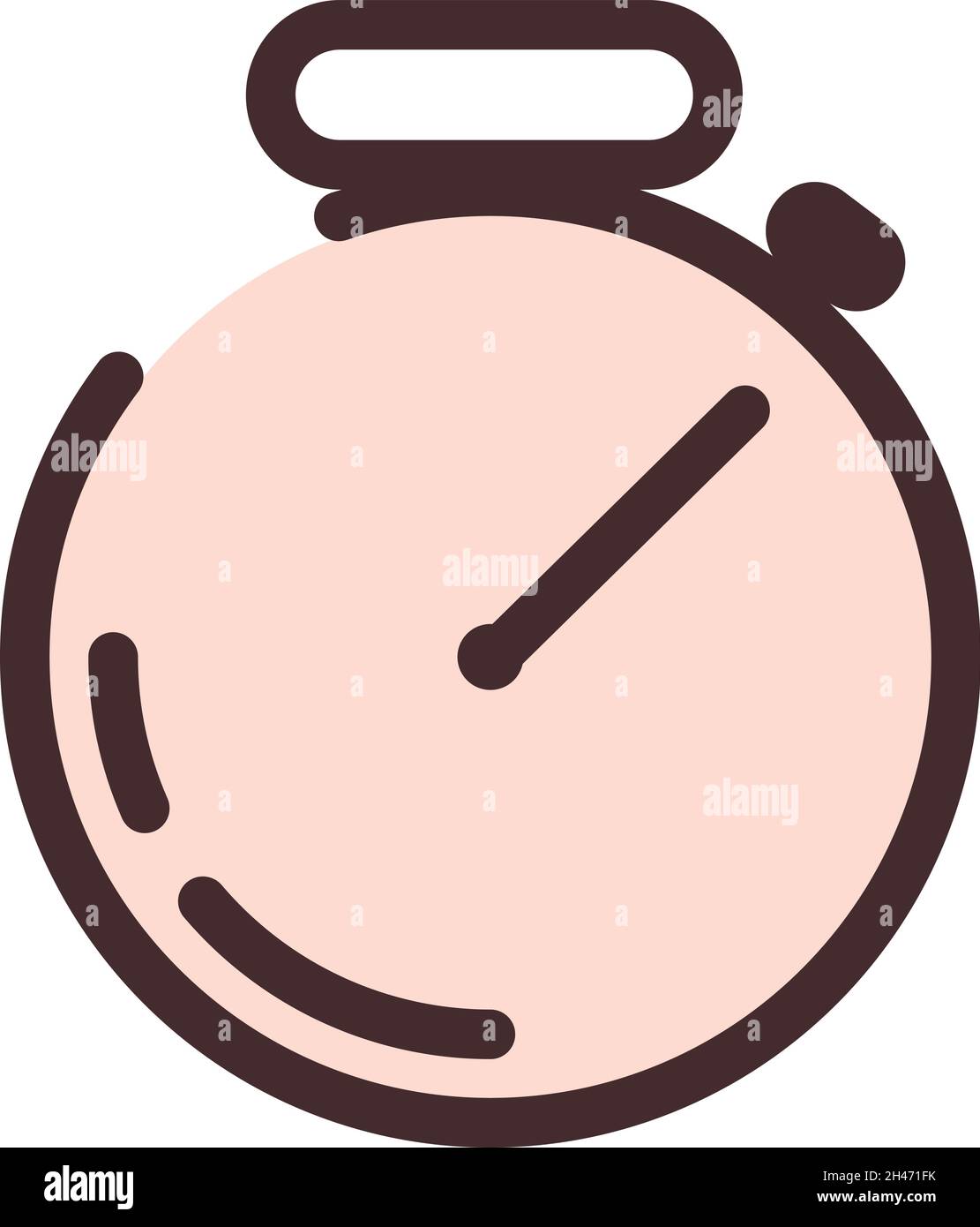 Stop watch, illustration, vector, on a white background Stock Vector ...
