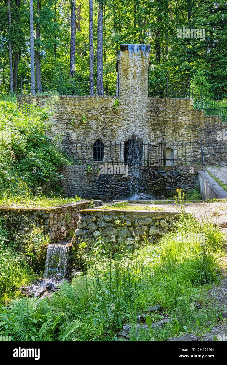 Natural park, Betliar, Slovak republic. Travel destination. Seasonal natural scene. Stock Photo