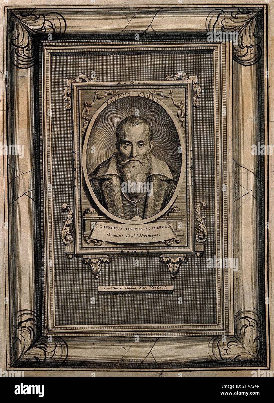 Josephus Justus Scaliger. Line engraving Stock Photo Alamy