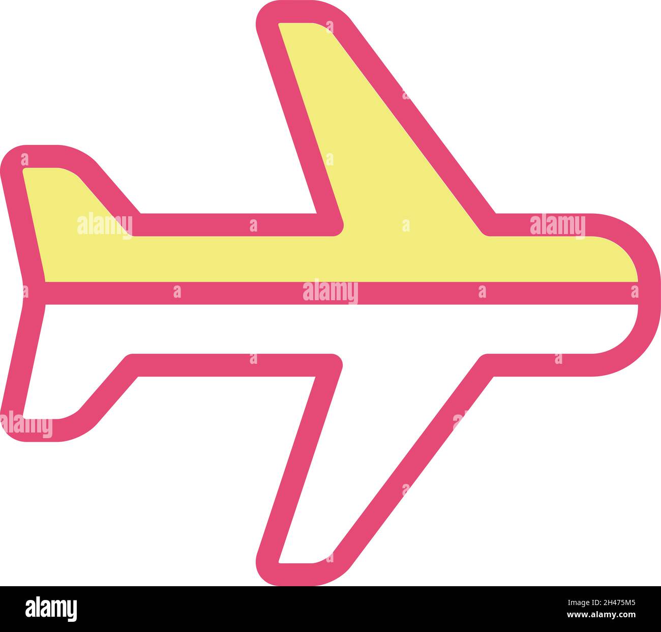Air transport, illustration, vector, on a white background. Stock Vector