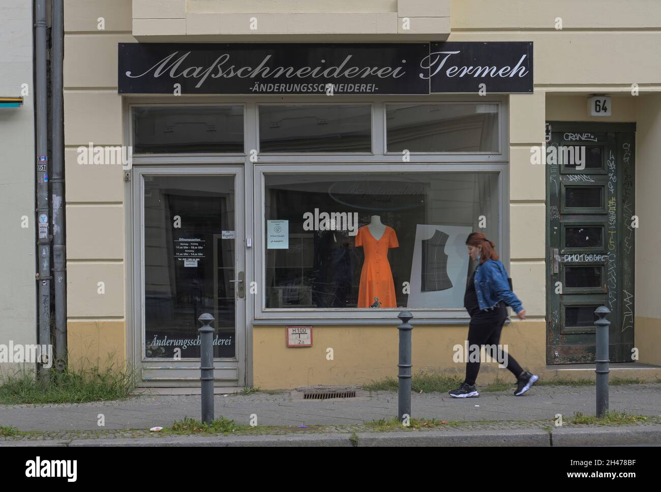 Schneiderei, Kolonnenstraße, Schöneberg, Tempelhof-Schöneberg, Berlin, Deutschland Stock Photo