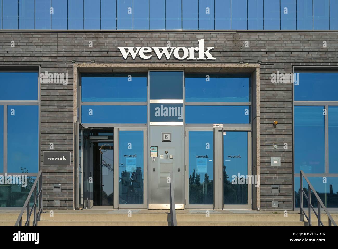 WeWork Coworking Space, Stralauer Allee, Friedrichshain, Berlin, Deutschland Stock Photo
