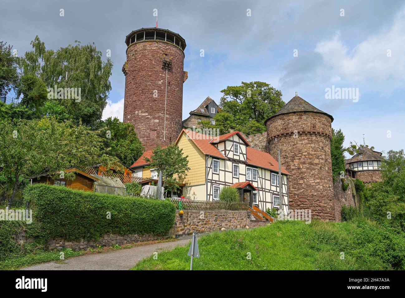 Rapunzelburg, Trendelburg, Hessen, Deutschland Stock Photo