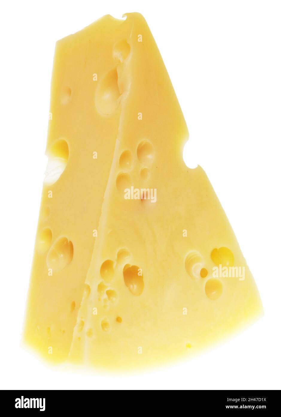 Piece Of Cheese Isolated On White Background Stock Photo Alamy
