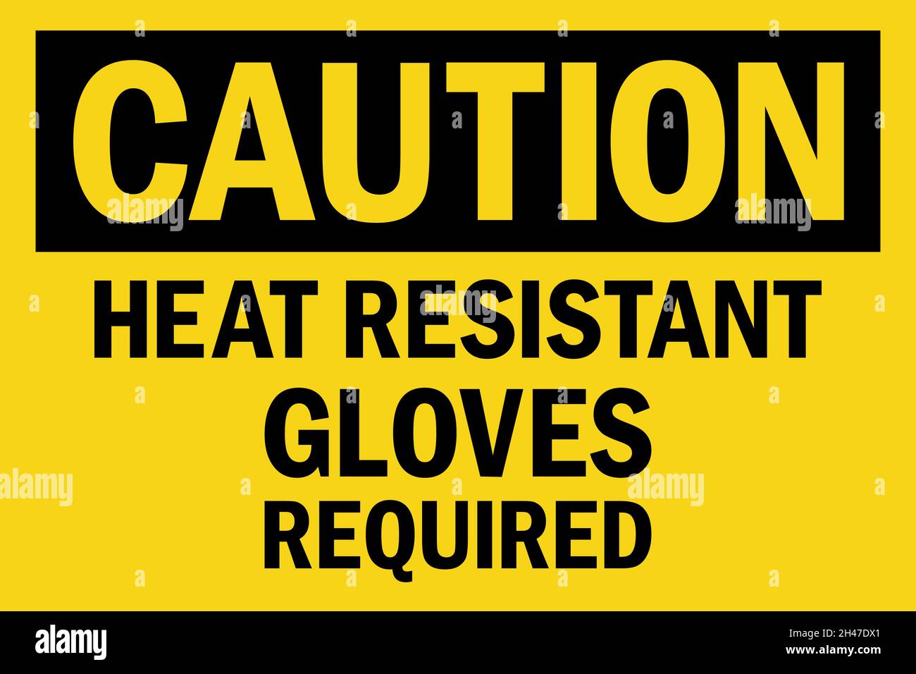 Heat resistant gloves Stock Vector Images Alamy