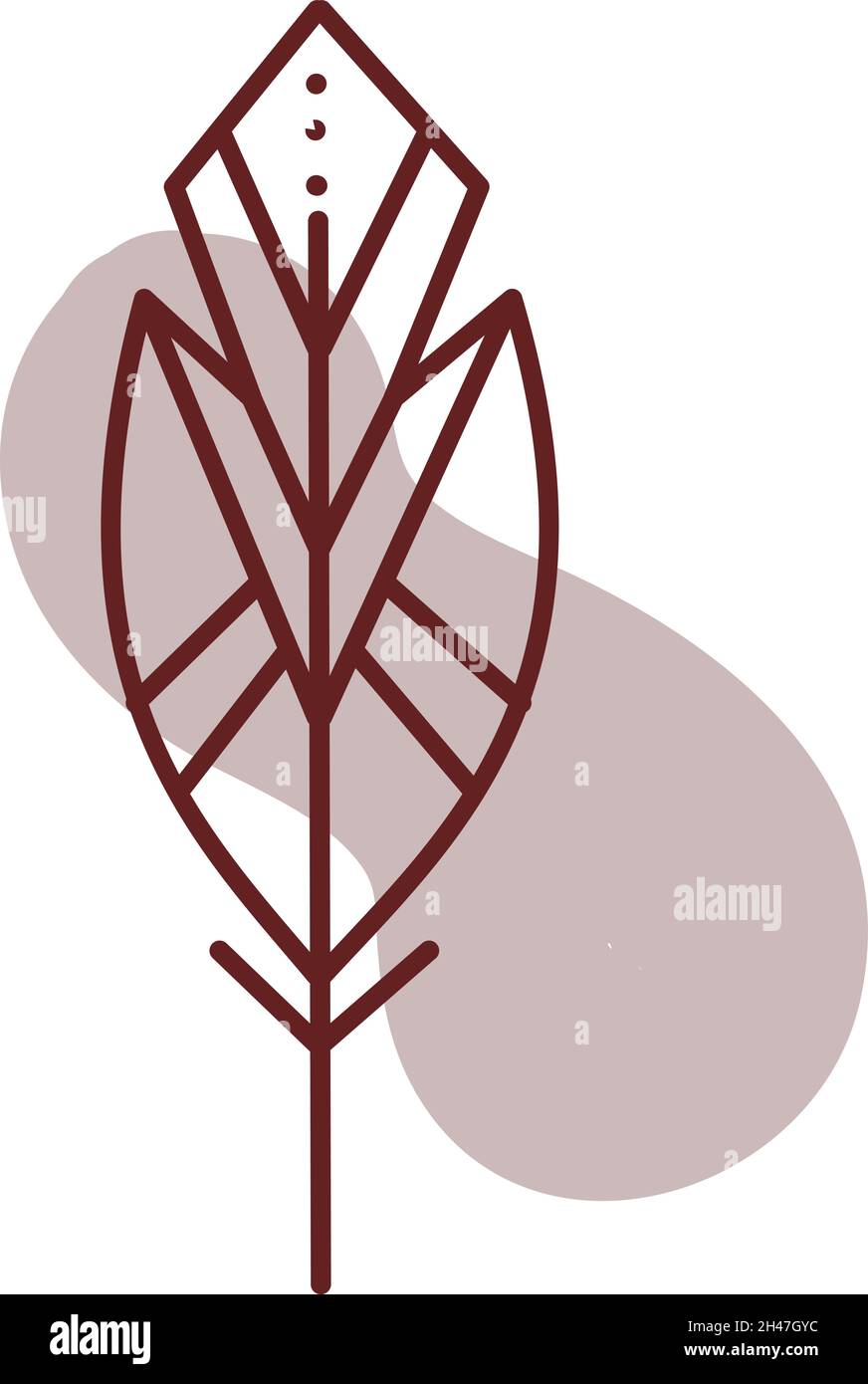 Wing Feather Vector File Wing feather, illustration, vector, on a white background Stock Vector ...