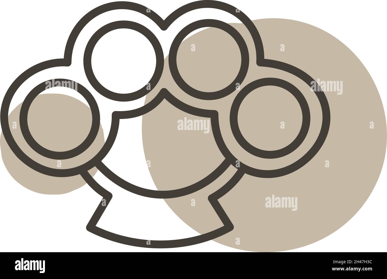 Criminal boxer, illustration, vector, on a white background. Stock Vector