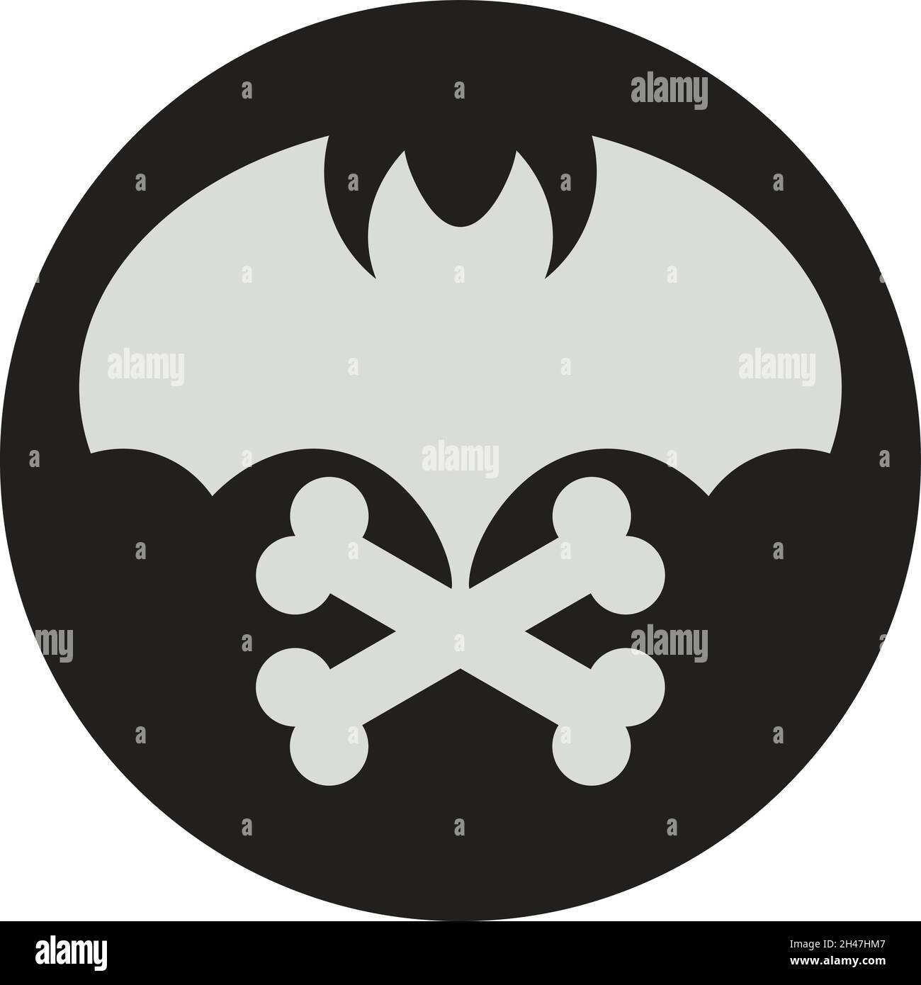 Halloween bat, illustration, vector, on a white background Stock Vector ...