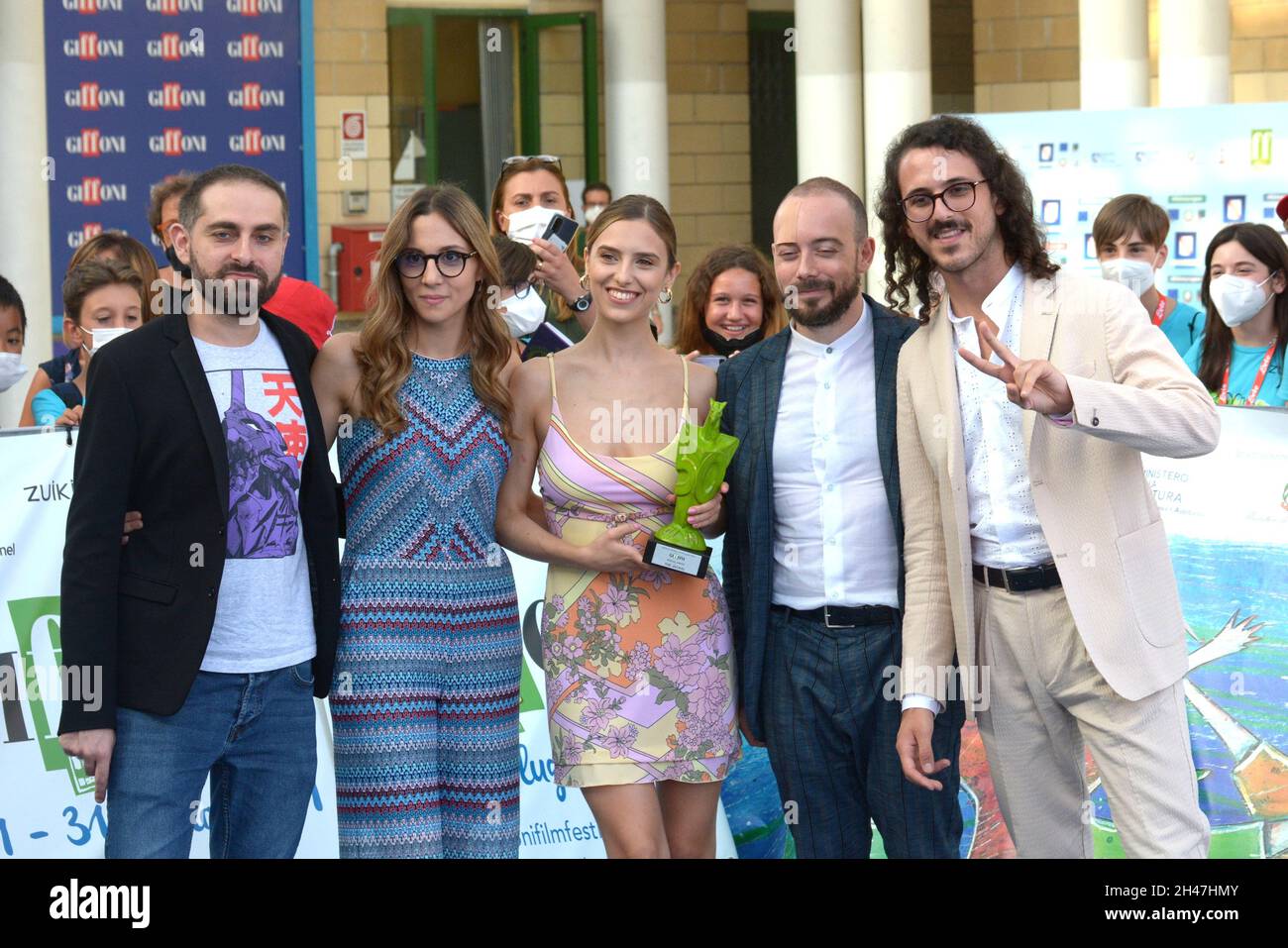 GIFFONI VALLE PIANA,ITALY July 28,2021 Alfredo Felco,Claudia Napolitano,Aurora Leone,Simone GIFFONI VALLE PIANA,ITALY July 28,2021 Alfredo Felco,Claudia Napolitano,Aurora Leone,Simone