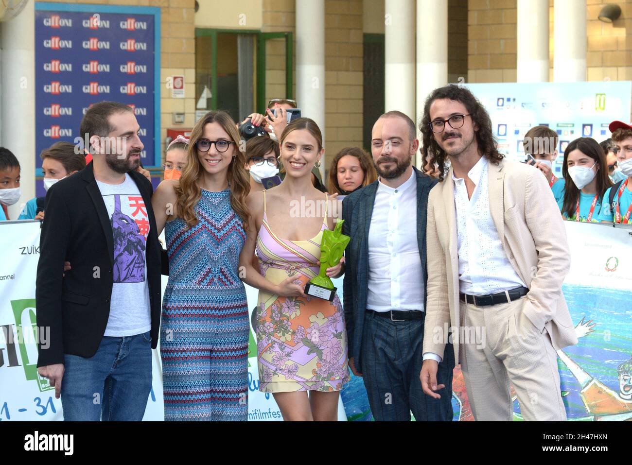 GIFFONI VALLE PIANA,ITALY July 28,2021 Alfredo Felco,Claudia Napolitano,Aurora Leone,Simone GIFFONI VALLE PIANA,ITALY July 28,2021 Alfredo Felco,Claudia Napolitano,Aurora Leone,Simone