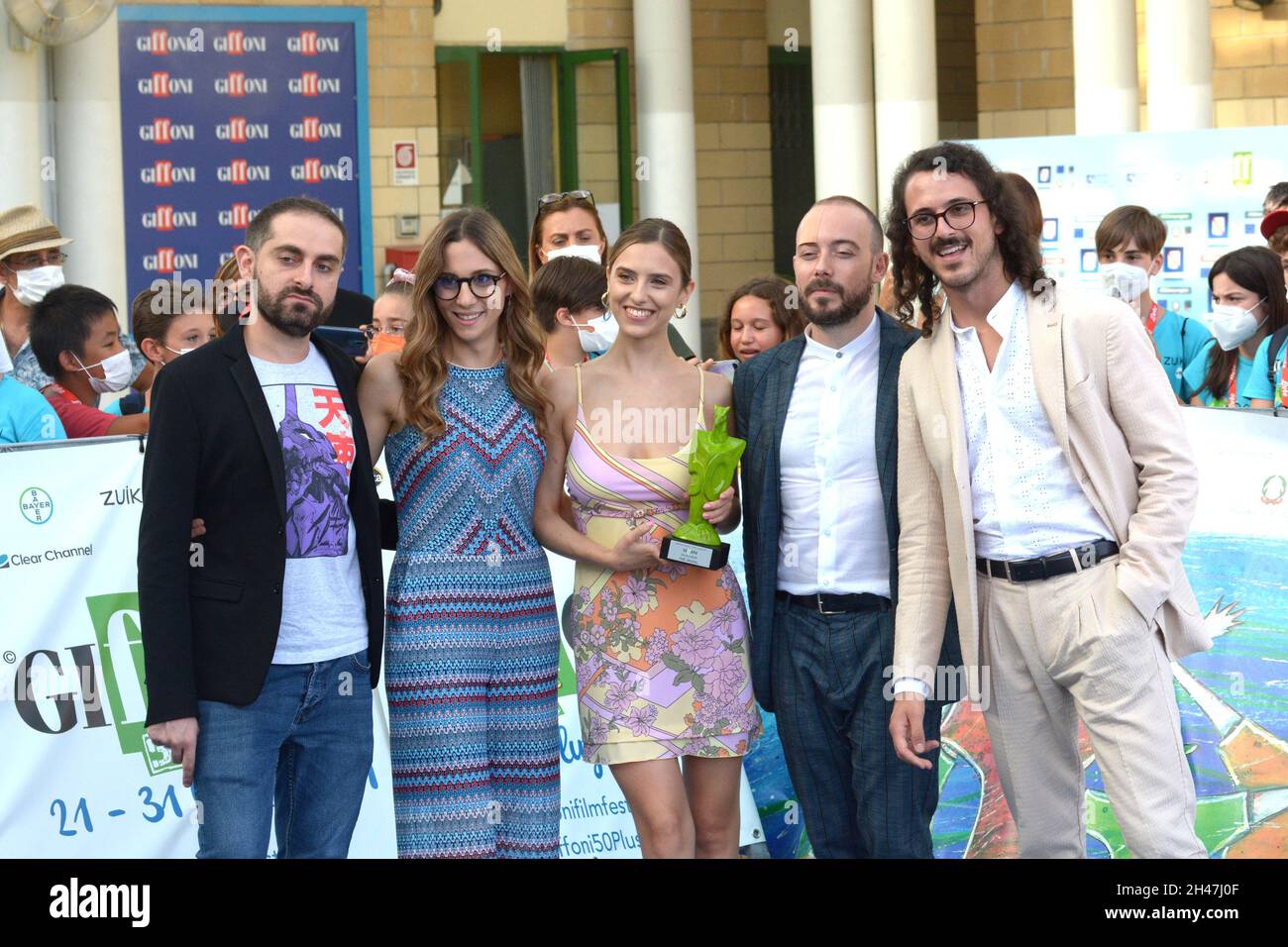GIFFONI VALLE PIANA,ITALY July 28,2021 Alfredo Felco,Claudia Napolitano,Aurora Leone,Simone GIFFONI VALLE PIANA,ITALY July 28,2021 Alfredo Felco,Claudia Napolitano,Aurora Leone,Simone