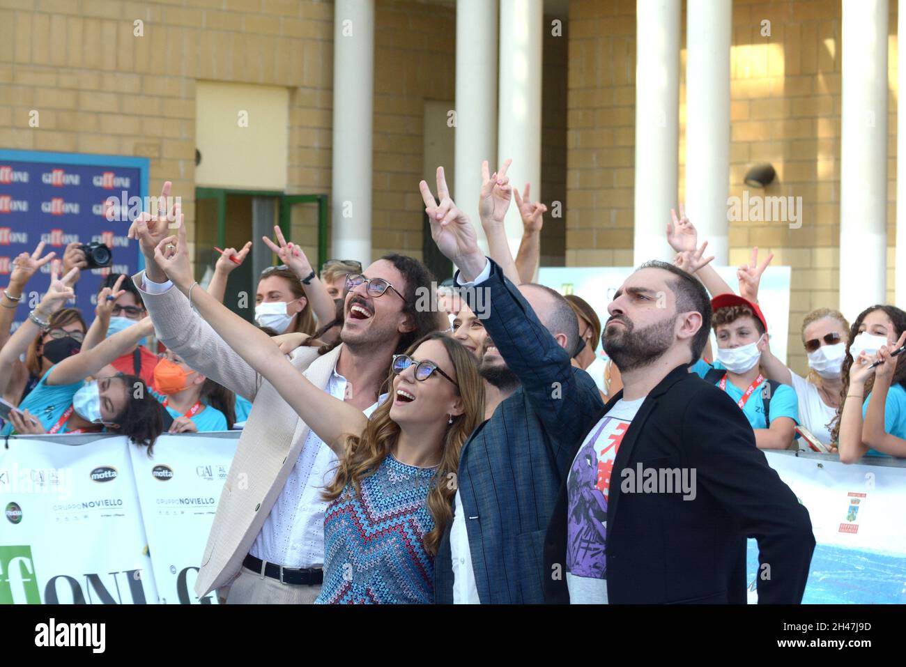 GIFFONI VALLE PIANA,ITALY July 28,2021 Alfredo Felco,Claudia Napolitano,Aurora Leone,Simone GIFFONI VALLE PIANA,ITALY July 28,2021 Alfredo Felco,Claudia Napolitano,Aurora Leone,Simone