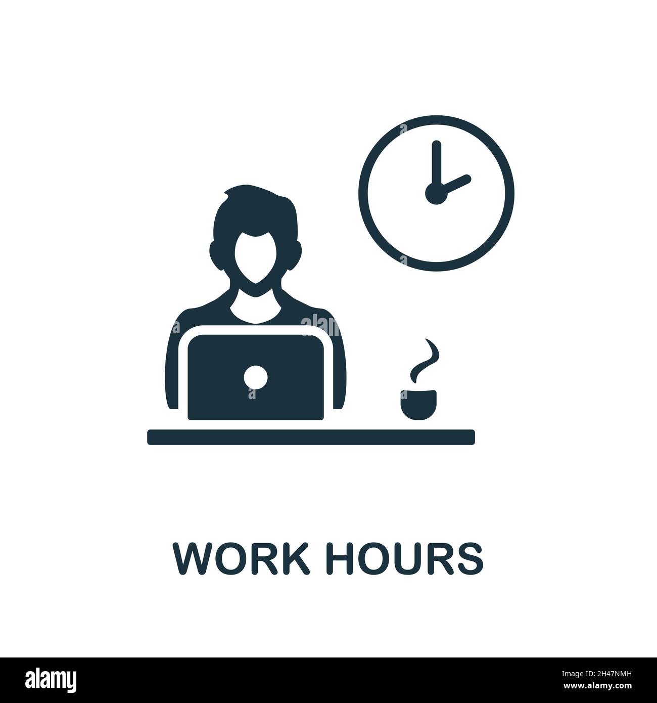 working-icon-vector