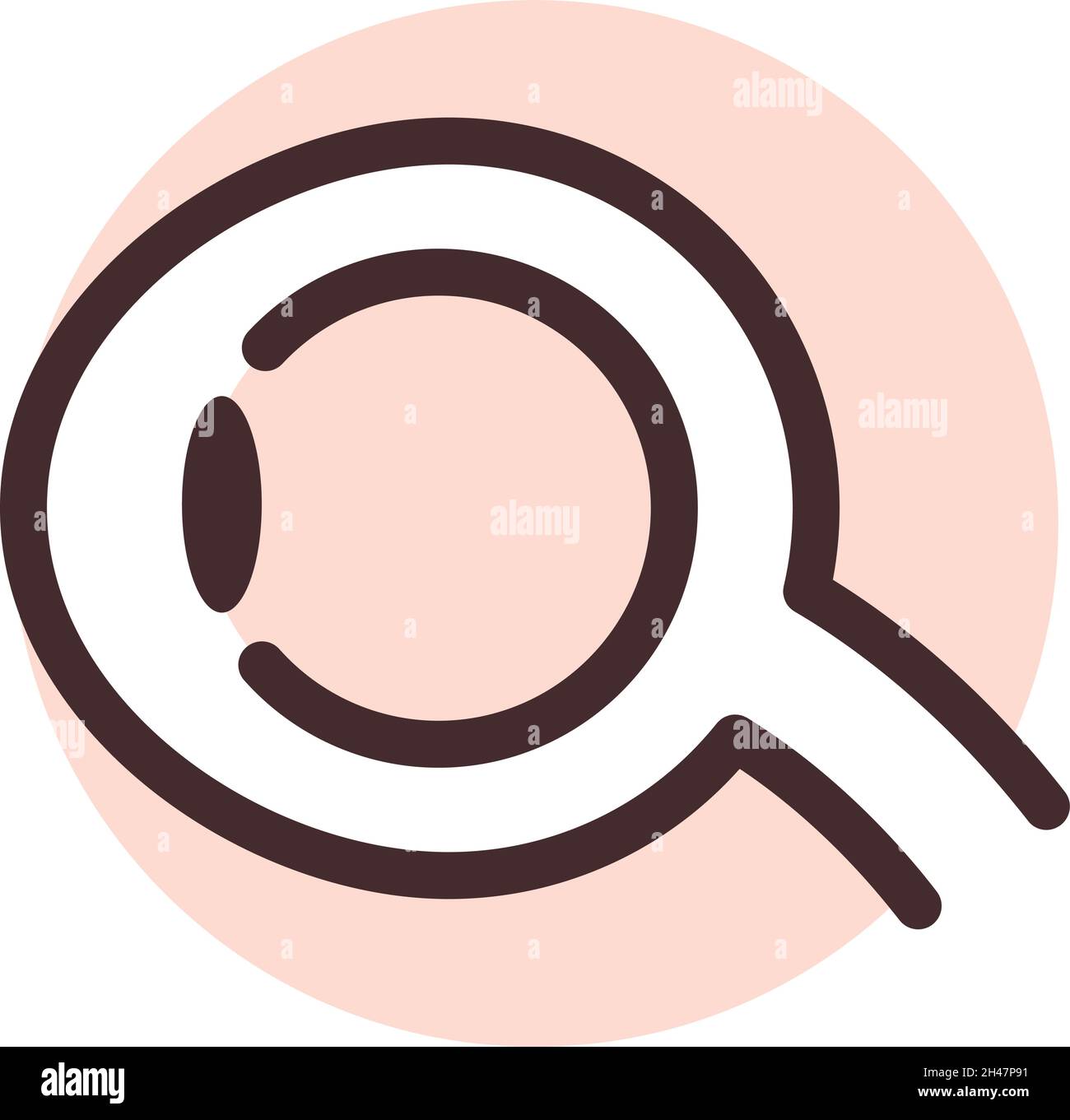 Human eye, illustration, vector, on a white background Stock Vector ...