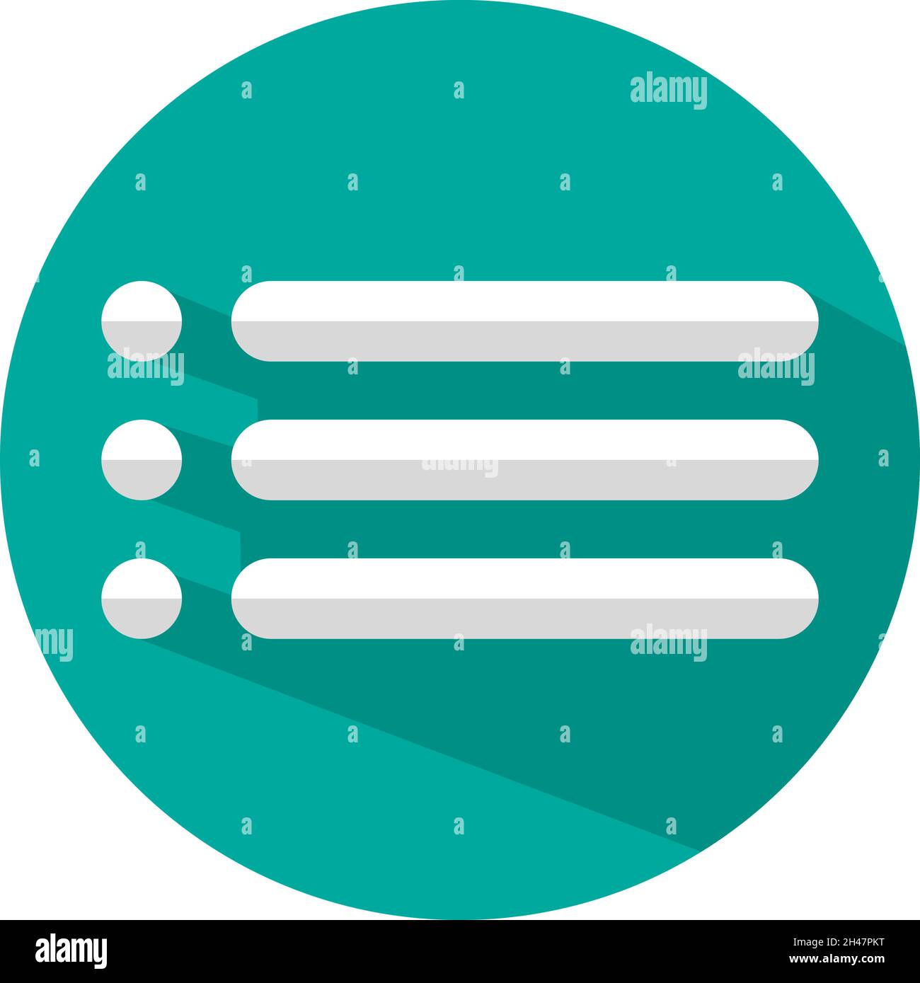 Mobile playlist, illustration, vector, on a white background. Stock Vector