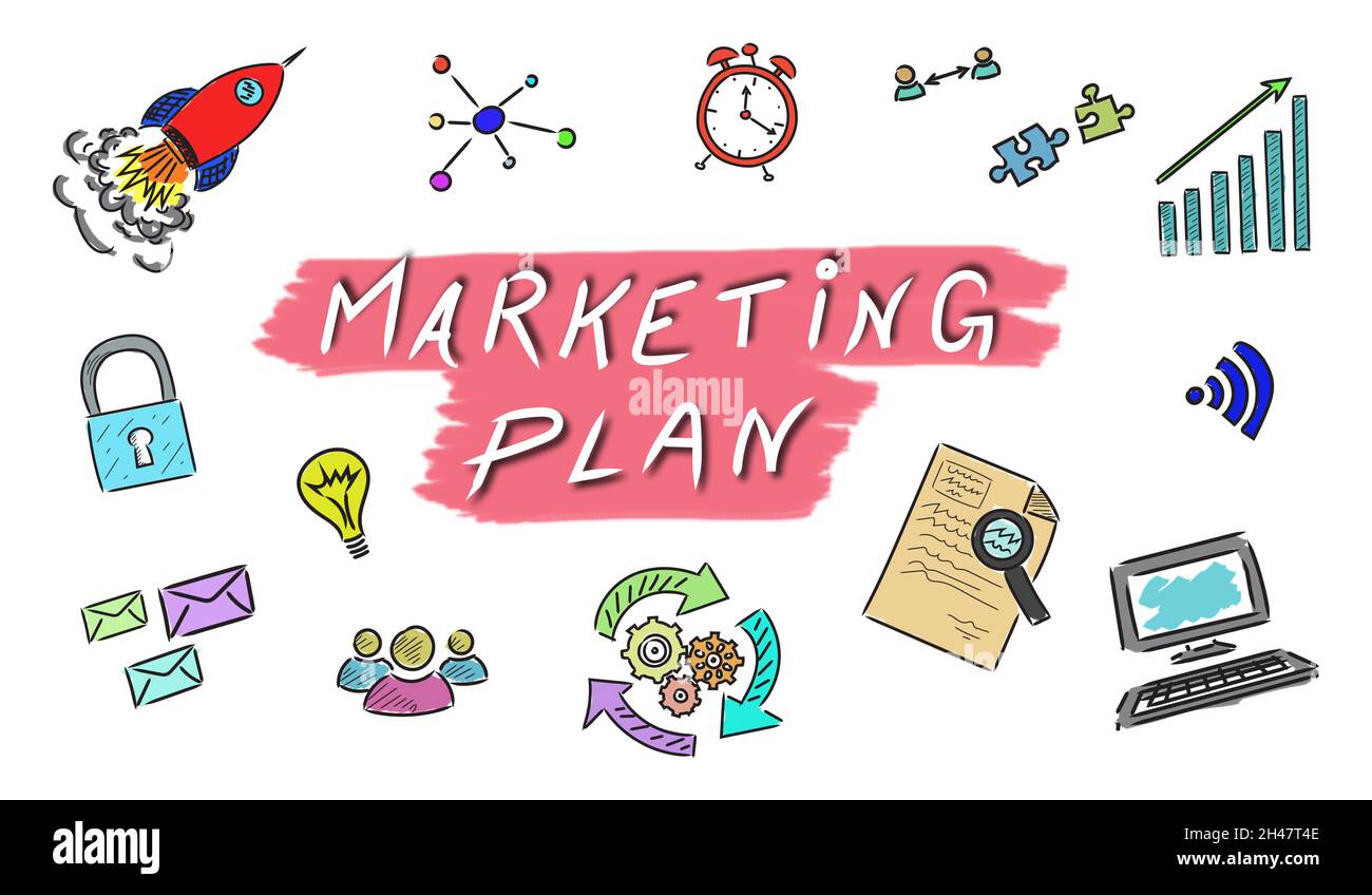 Illustration Of A Marketing Plan Concept Stock Photo Alamy illustration-of-a-marketing-plan-concept-stock-photo-alamy