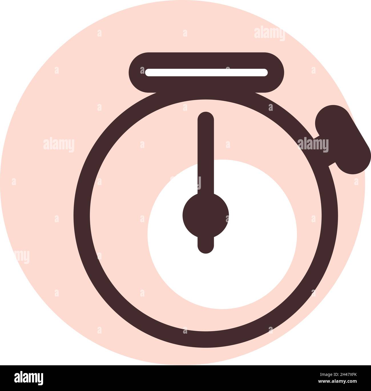 Photo editor timer, illustration, vector, on a white background. Stock Vector