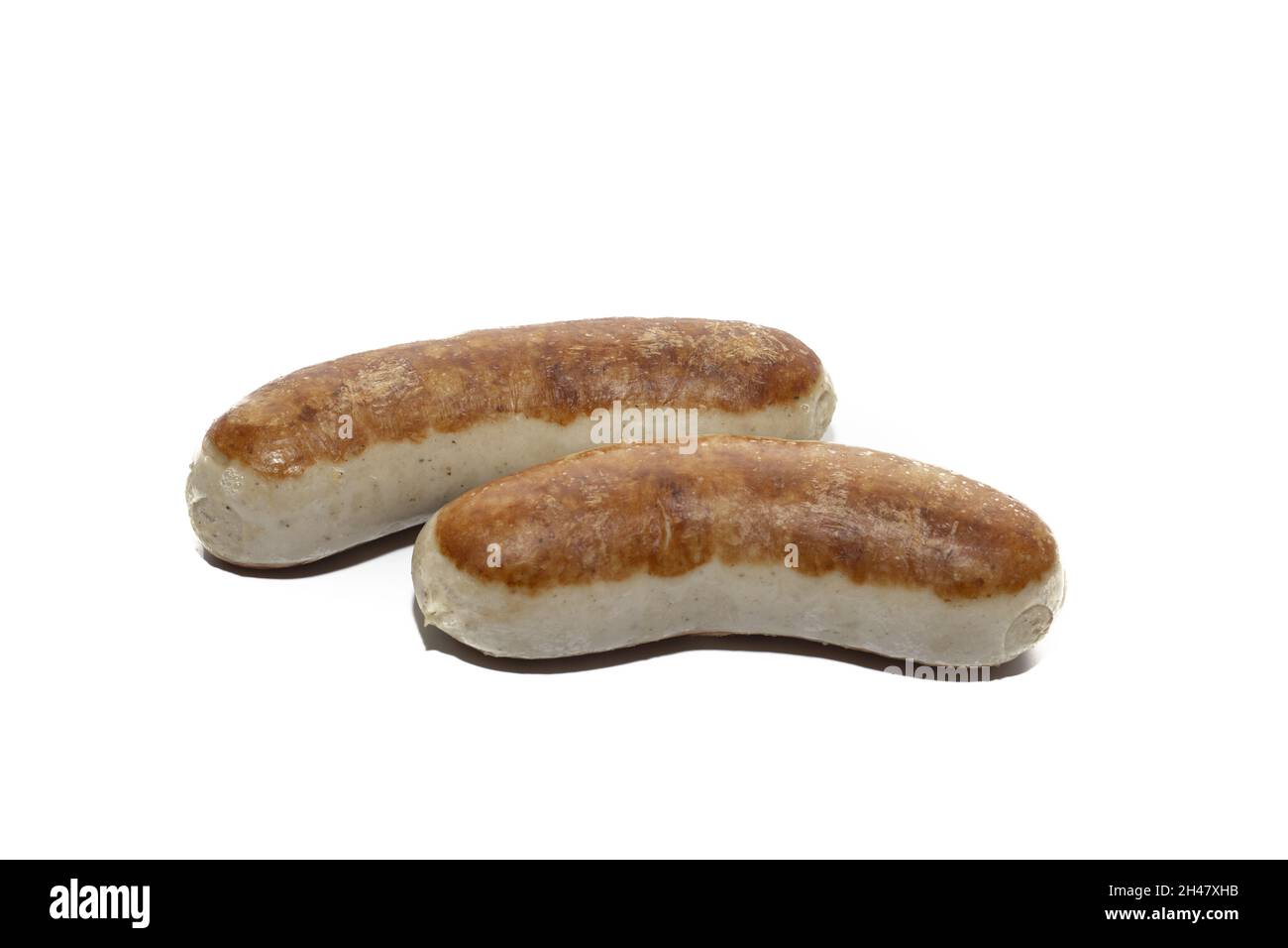 Fresh sweet eclairs isolated on a white background Stock Photo